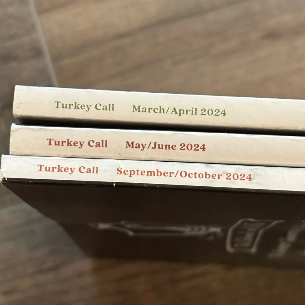 Turkey Call Magazines Lot of 3 Outdoor Nature Animals Hunting 2024‎ Volume 39